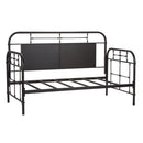 Vintage Series Twin Metal Bed in Black