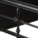 Vintage Series Twin Metal Bed in Black