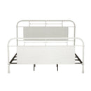 Vintage Series Queen Metal Bed in Antique White