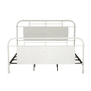 Liberty Furniture Vintage Series Queen Metal Bed in Antique White