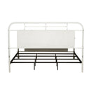 Liberty Furniture Vintage Series Queen Metal Bed in Antique White