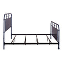 Vintage Series Queen Metal Bed in Navy