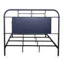Liberty Furniture Vintage Series Queen Metal Bed in Navy
