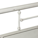 Vintage Series King Metal Bed in Antique White