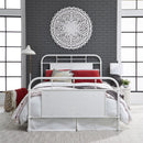 Vintage Series King Metal Bed in Antique White image