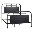 Vintage Series Full Metal Bed in Black