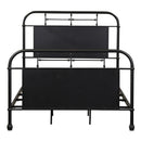 Vintage Series Full Metal Bed in Black