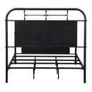 Vintage Series Full Metal Bed in Black