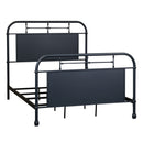 Vintage Series Full Metal Bed in Navy
