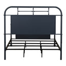 Vintage Series Full Metal Bed in Navy