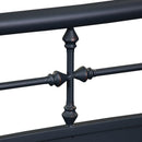 Vintage Series Full Metal Bed in Navy