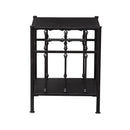 Vintage Series Open Nightstand in Black