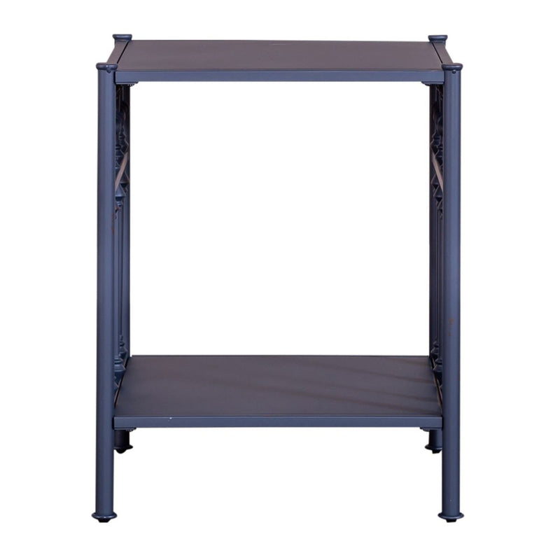 Liberty Furniture Vintage Series Open Nightstand in Navy