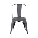 Liberty Furniture Vintage Series Bow Back Side Chair in Grey (Set of 2) image