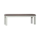 Liberty Furniture Brook Bay Uph Dining Bench in Textured White image