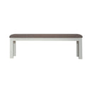 Brook Bay Uph Dining Bench in Textured White image