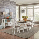 Brook Bay 5 Piece Trestle Table Set image