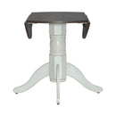 Liberty Furniture Brook Bay Drop Leaf Table in Textured White