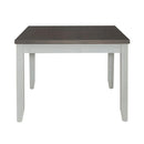 Liberty Furniture Brook Bay Rectangular Leg Table in Textured White 182-CD-RLS