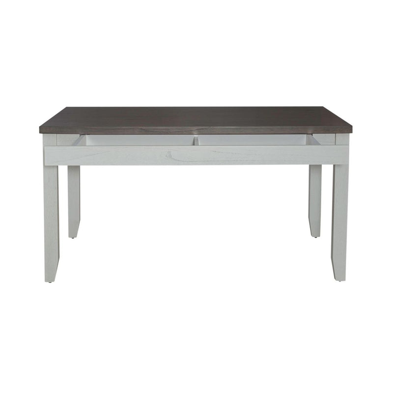 Liberty Furniture Brook Bay Rectangular Leg Table in Textured White 182-CD-RLS