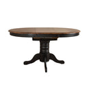 Carolina Crossing 5 Piece Pedestal Table Set- Black