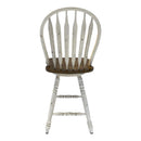 Carolina Crossing Windsor Swivel Counter Chair - White