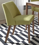 Liberty Furniture Space Saver Nido Chair (Green) in Satin Walnut (Set of 2)