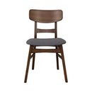 Space Savers Panel Back Side Chair- Grey (RTA) image