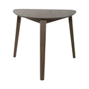 Space Saver Triangle Table in Satin Walnut