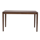 Space Saver Rectangular Leg Table in Satin Walnut