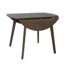 Space Saver Drop Leaf Table in Satin Walnut