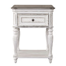 Magnolia Manor Leg Nightstand in Antique White image