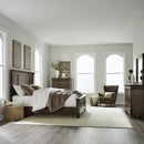 Rustic Traditions King California Panel Bed, Dresser & Mirror, Chest image