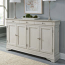 Morrow Bay Hall Buffet in Porcelain White EST SHIP TIME APPX 4 WEEKS image