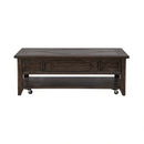 Paradise Valley Rectangular Cocktail Table in Saddle Brown image