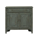 Liberty Furniture Madison Park 1 Drawer 2 Door Accent Cabinet in Gray image