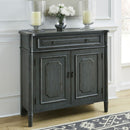 Liberty Furniture Madison Park 1 Drawer 2 Door Accent Cabinet in Gray