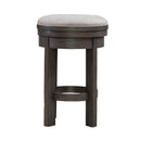 Lennox Hill Uph Swivel Console Stool