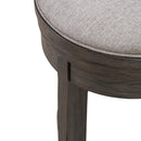 Lennox Hill Uph Swivel Console Stool