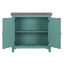 Kensington 2 Door Accent Cabinet in Turquoise