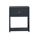 Liberty Furniture Midnight 1 Shelf Accent Table in Wire Brushed Denim image
