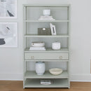 Liberty Furniture East End Accent Bookcase in Green Mist EST SHIP TIME APPX 4 WEEKS image