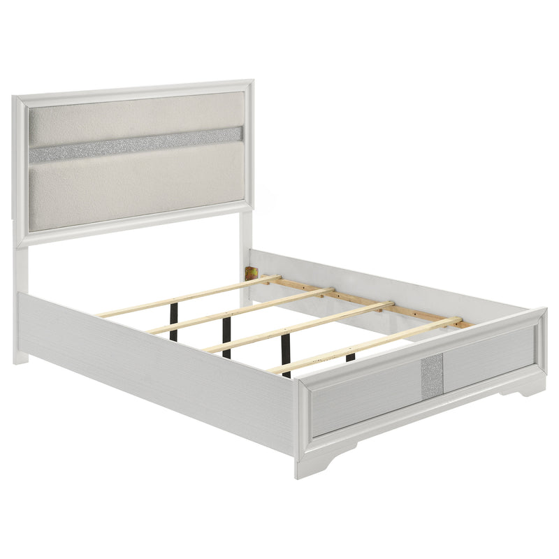 Miranda California King, E.King, Queen, Full, & Twin Bed Black & White