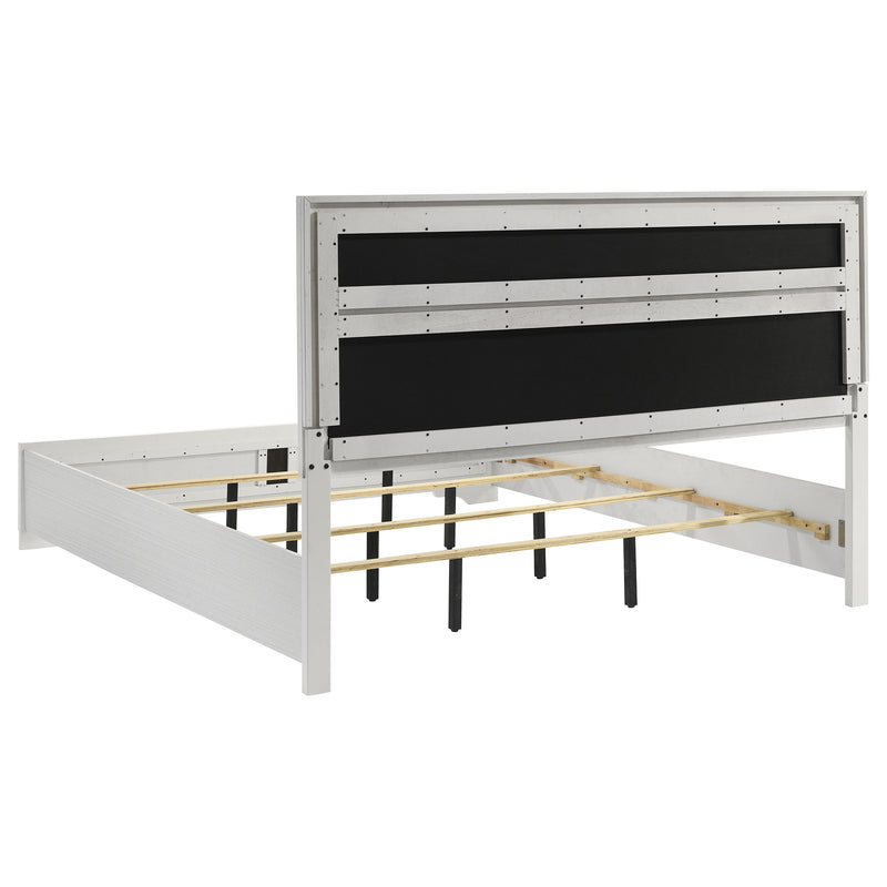 Miranda California King, E.King, Queen, Full, & Twin Bed Black & White