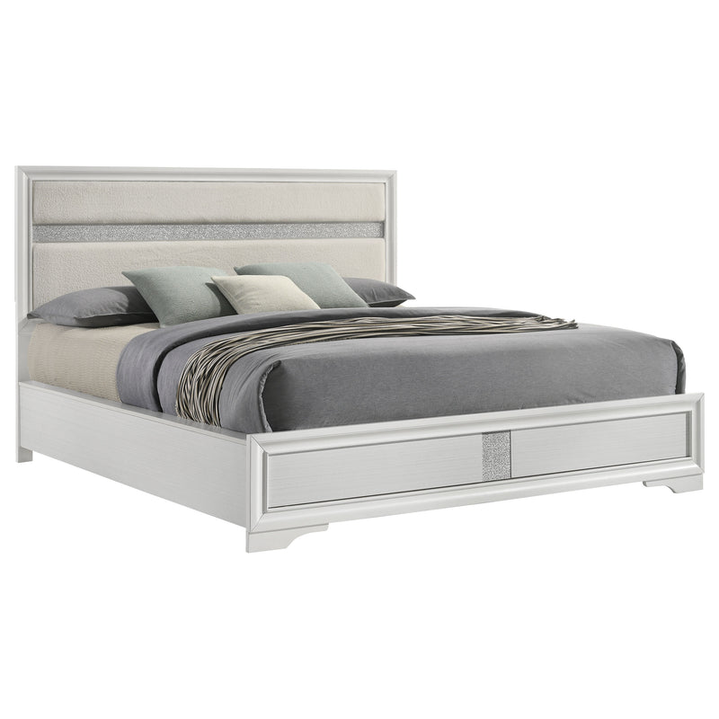 Miranda California King, E.King, Queen, Full, & Twin Bed Black & White