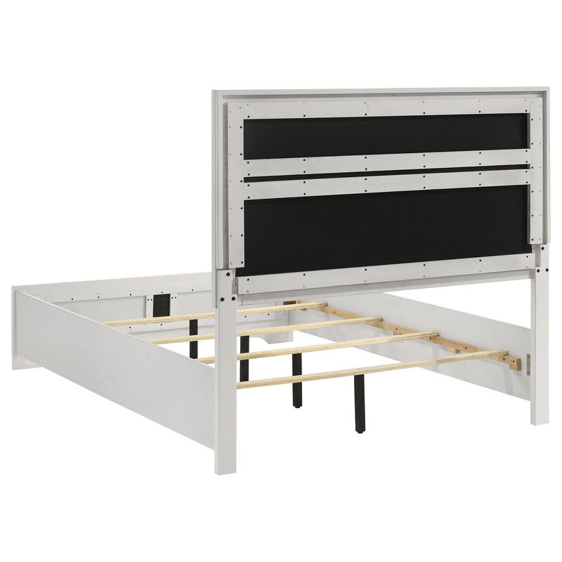 Miranda California King, E.King, Queen, Full, & Twin Bed Black & White