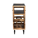 Liberty Furniture Danley Accent Bar Trolley in Weathered Brown