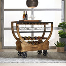 Liberty Furniture Danley Accent Bar Trolley in Weathered Brown
