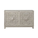 Sundance 2 Door Accent Cabinet in Antique Linen