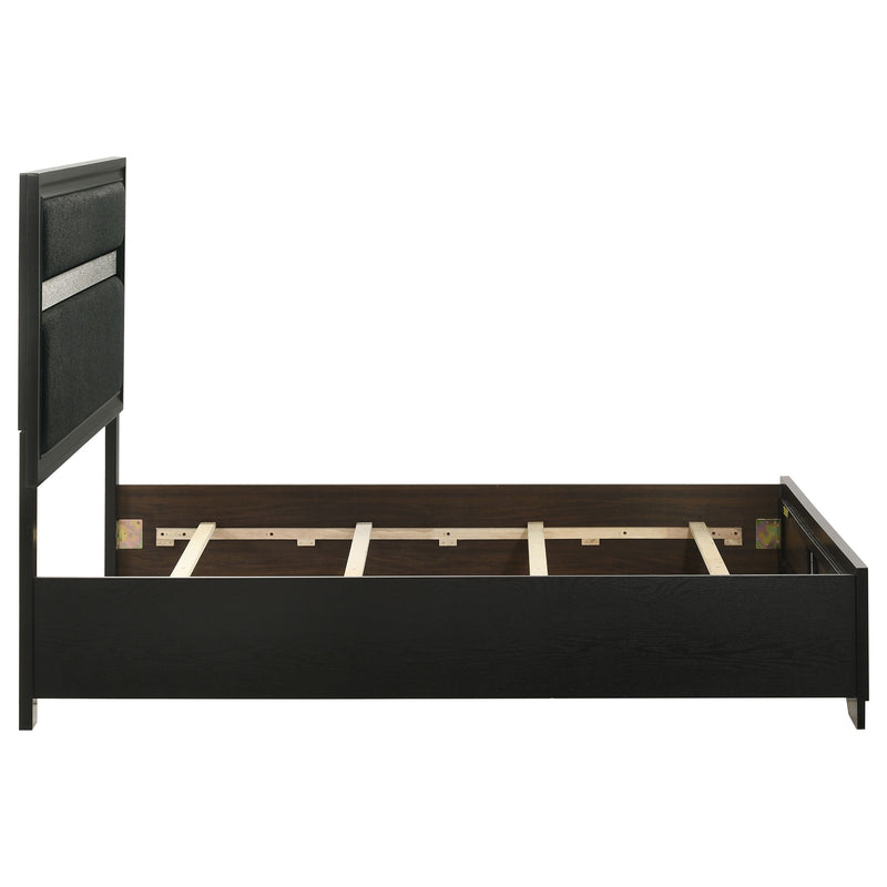 Miranda California King, E.King, Queen, Full, & Twin Bed Black & White